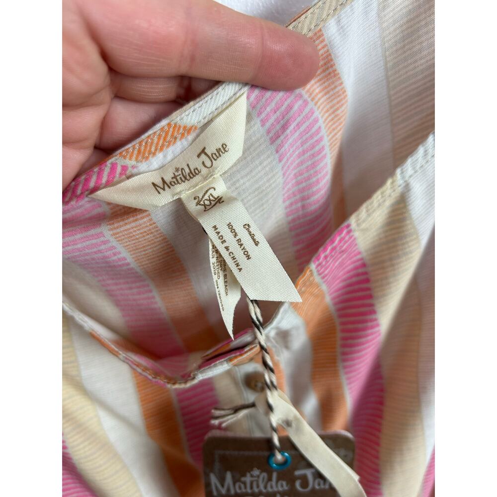 NEW Matilda Jane Take A Chance Romper Women's Plus Size XXL Pink Orange - Picture 5 of 9